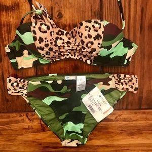 Camo/Cheetah Swimsuit
